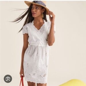 Cabi White Eyelet Coverup Size Small